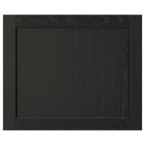 IKEA LERHYTTAN door, 24x20 in Black Stained, Ikea Ireland | 1307PYFQV