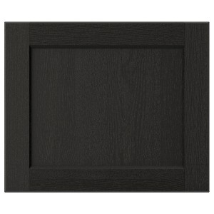 IKEA LERHYTTAN drawer front, 18x15 in Black Stained, Ikea Ireland | 5634ATSEG