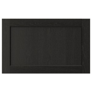 IKEA LERHYTTAN drawer front, 24x15 in Black Stained, Ikea Ireland | 5792XLMQN
