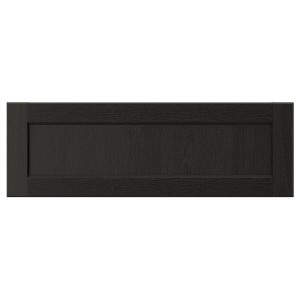 IKEA LERHYTTAN drawer front, 30x10 in Black Stained, Ikea Ireland | 7810FMHUT