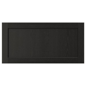 IKEA LERHYTTAN drawer front, 30x15 in Black Stained, Ikea Ireland | 2805HYQJV