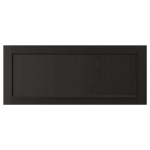IKEA LERHYTTAN drawer front, 36x15 in Black Stained, Ikea Ireland | 6372KRNQD