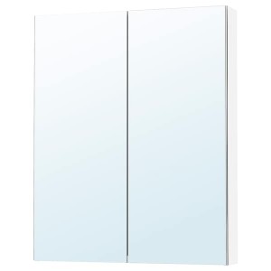 IKEA LETTAN mirror cabinet with doors, mirror effect/mirror glass, 30x6x37 in, Ikea Ireland | 5364DGIHN