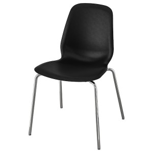 IKEA LIDÅS chair Black / Sefast Chrome Plated, Ikea Ireland | 2785LXJNV