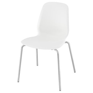 IKEA LIDÅS chair White / Sefast Chrome Plated, Ikea Ireland | 3948KWQOG