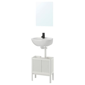IKEA LILLTJÄRN / SKATSJÖN bathroom, 17 3/4x13 3/4 in White, Ikea Ireland | 9375FNUGJ