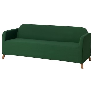 IKEA LINANÄS protector f 3-seat sofa, Vissle dark green, Ikea Ireland | 6237NVKOG