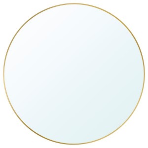 IKEA LINDBYN mirror, 31 1/2 in Gold, Ikea Ireland | 9531UOENP