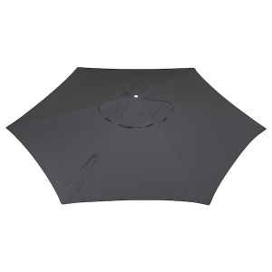 IKEA LINDÖJA umbrella canopy, 118 1/8 in Anthracite, Ikea Ireland | 5731ZFVGC