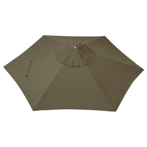 IKEA LINDÖJA umbrella canopy, 118 1/8 in Beige / Green, Ikea Ireland | 0281DCBXT