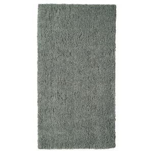 IKEA LINDKNUD rug, high pile, dark gray, 2'7 inx4'11 in, Ikea Ireland | 8754SWBTV