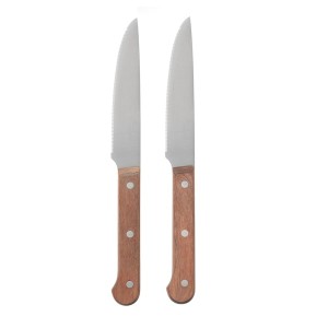 IKEA LINDRIG knife, dark brown, 9 ½ in, 2 pack, Ikea Ireland | 7341FOMGW