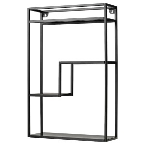 IKEA LINDÅSEN display shelf, anthracite, 15 3/4x23 5/8 in, Ikea Ireland | 4571GUEVK