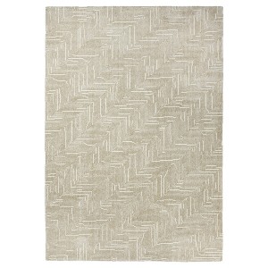 IKEA LINJEPLATS rug, low pile, beige/off-white, 5'3 inx7'7 in, Ikea Ireland | 3829ERJMW