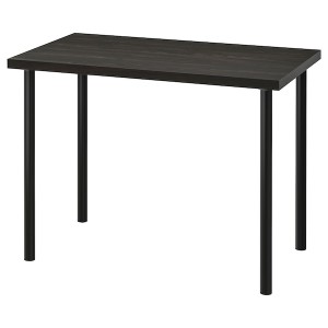 IKEA LINNMON / ADILS desk, 39 3/8x23 5/8 in Black / Brown, Ikea Ireland | 9805BHXQP