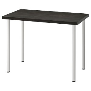 IKEA LINNMON / ADILS desk, 39 3/8x23 5/8 in Black / Brown / White, Ikea Ireland | 7241RZYVH