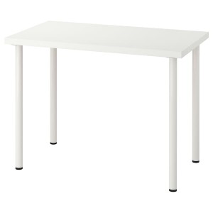 IKEA LINNMON / ADILS table, 39 3/8x23 5/8 in White, Ikea Ireland | 5409QGUKW