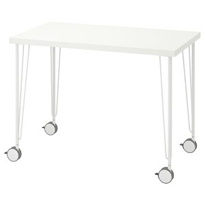 IKEA LINNMON / KRILLE desk, 39 3/8x23 5/8 in White, Ikea Ireland | 2503CMVHW