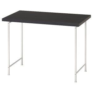 IKEA LINNMON / SPÄND desk, 39 3/8x23 5/8 in Black / Brown / White, Ikea Ireland | 5390ALINQ