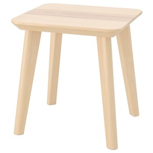 IKEA LISABO Side table, ash veneer, 17 3/4x17 3/4 in, Ikea Ireland | 7950JIOKS