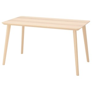 IKEA LISABO table, 55 1/8x30 3/4 in Ash Veneer, Ikea Ireland | 4956VDYOJ