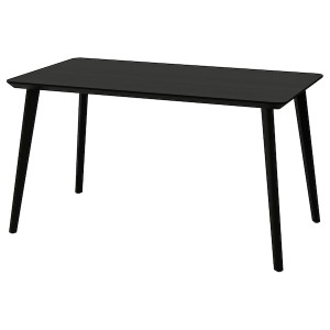 IKEA LISABO table, 55 1/8x30 3/4 in Black, Ikea Ireland | 4061CLBDT