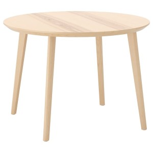 IKEA LISABO table, ash veneer, 41 3/8 in, Ikea Ireland | 8249EDSLI