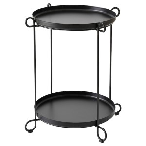 IKEA LIVELYCKE tray table, 19 5/8 in Black, Ikea Ireland | 2514MKHUI