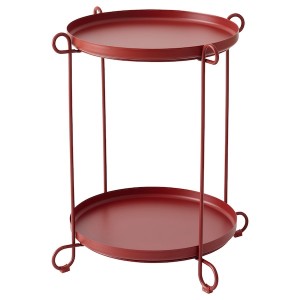IKEA LIVELYCKE tray table, 19 5/8 in Red, Ikea Ireland | 7349FSLVG