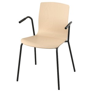 IKEA LÄKTARE conference chair Birch Veneer / Black, Ikea Ireland | 1973LNOEU