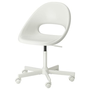 IKEA LOBERGET / MALSKÄR swivel chair White, Ikea Ireland | 3704LISMB