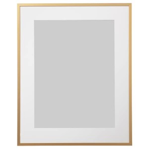 IKEA LOMVIKEN frame, 16x20 in Gold, Ikea Ireland | 7306IJMGL