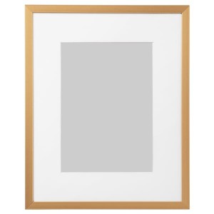 IKEA LOMVIKEN frame, 8x10 in Gold, Ikea Ireland | 2537QBDHI