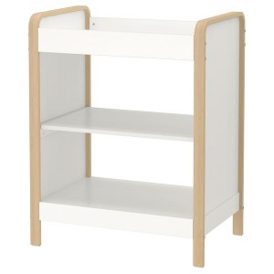 IKEA ÄLSKVÄRD changing table, birch/white, Ikea Ireland | 0784DLEPZ