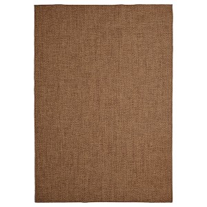 IKEA LYDERSHOLM rug flatwoven, in/outdoor, medium brown, 6'7 inx9'10 in, Ikea Ireland | 4680KNPVZ