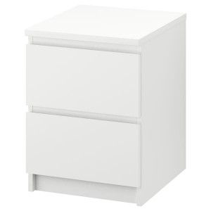 IKEA MALM 2-drawer chest, 15 3/4x21 5/8 in White, Ikea Ireland | 0291WRXDF