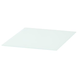 IKEA MALM Glass top, white, 15 3/4x18 7/8 in, Ikea Ireland | 7368QZSHF