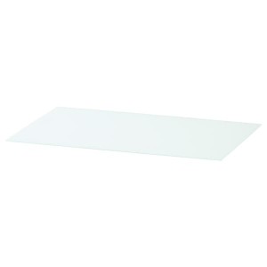 IKEA MALM Glass top, white, 31 1/2x18 7/8 in, Ikea Ireland | 9356ZKOAH