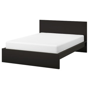 IKEA MALM bed frame, Queen Black / Brown / Luröy, Ikea Ireland | 3207QDYTL