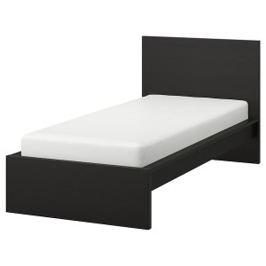 IKEA MALM bed frame, Twin Black / Brown / Lönset, Ikea Ireland | 0845AOSXM
