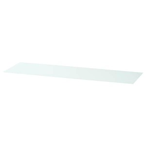 IKEA MALM glass top, white, 63x18 7/8 in, Ikea Ireland | 7064UYTGB
