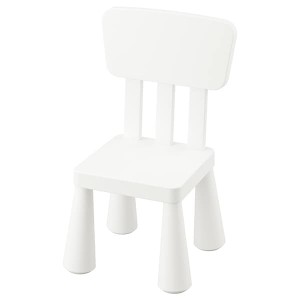 IKEA MAMMUT Children's chair, indoor/outdoor White, Ikea Ireland | 0651QKUOD