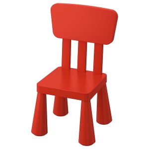 IKEA MAMMUT Children's chair, indoor/outdoor Red, Ikea Ireland | 5860OVDHJ