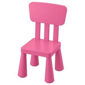 IKEA MAMMUT children's chair, indoor/outdoor/pink Pink, Ikea Ireland | 5890NBTGP