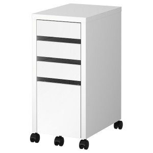 IKEA MICKE Drawer unit/drop file storage, 13 3/4x29 1/2 in White, Ikea Ireland | 9725XOSPZ