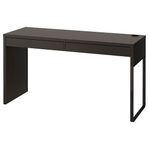 IKEA MICKE desk, 55 7/8x19 5/8 in Black / Brown, Ikea Ireland | 0835LZEJV