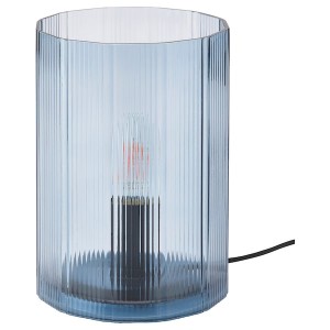 IKEA MIKROKLIN table lamp, glass blue, 9 in, Ikea Ireland | 7256ZWYBF