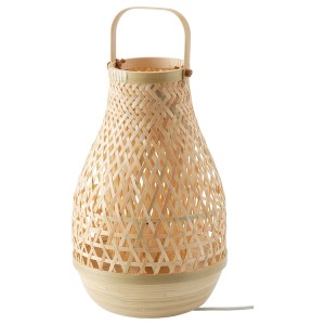 IKEA MISTERHULT table lamp, bamboo/handmade, 14 in, Ikea Ireland | 1845FMISE