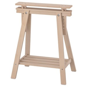 IKEA MITTBACK trestle, birch, 22 7/8x27 1/2/36 5/8 in, Ikea Ireland | 6758BVMES