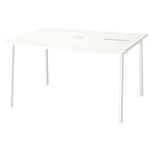 IKEA MITTZON conference table, 55 1/8x42 1/2x29 1/2 in White, Ikea Ireland | 3894TPURQ